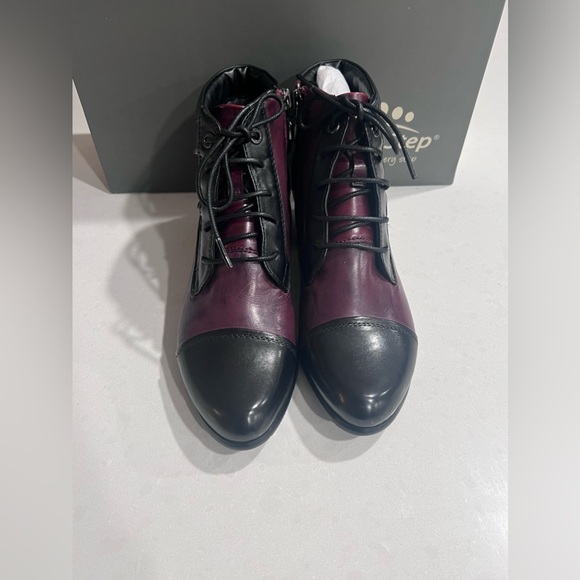 SPRING STEP Xiomara Bordeaux Boots Size 36 5.5-6 NIB - Picture 3 of 8